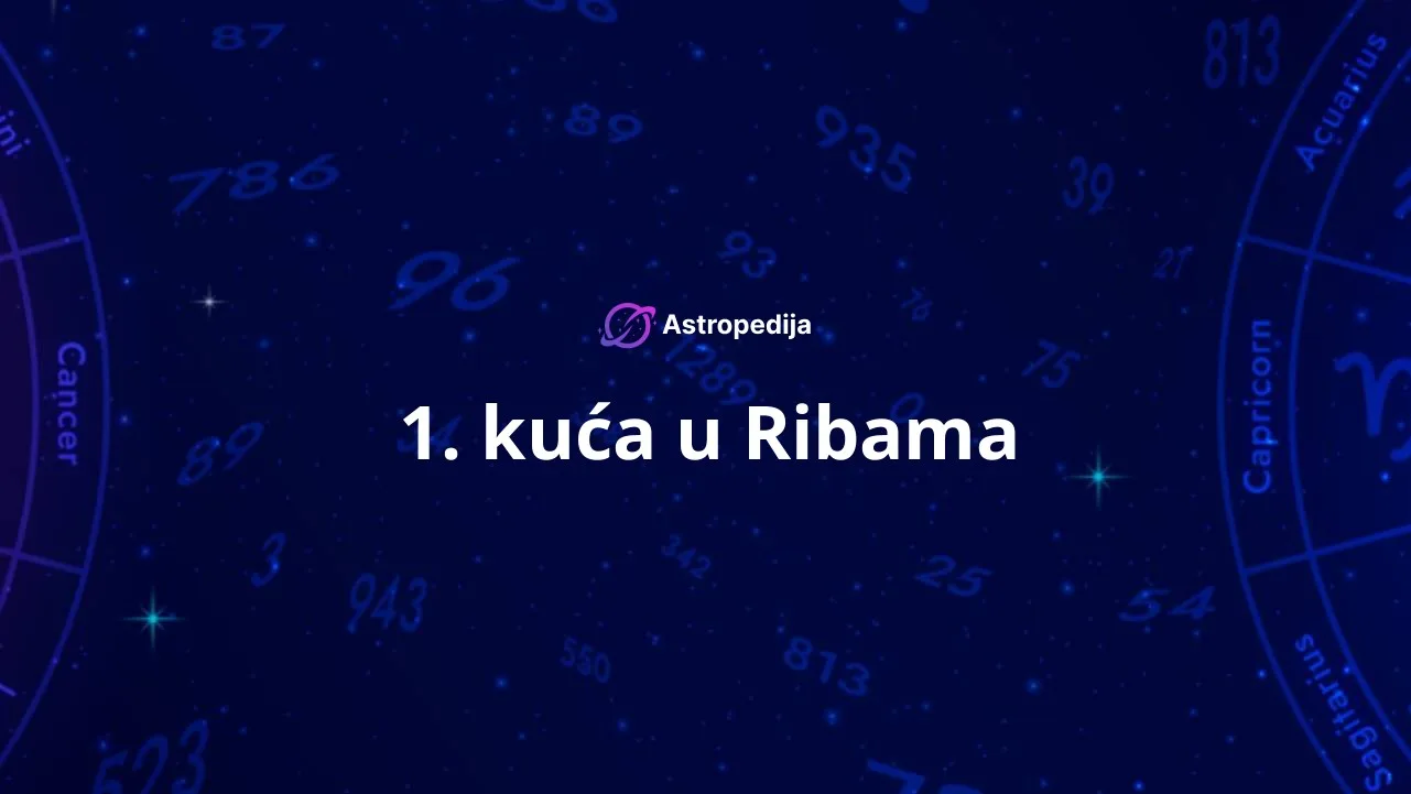 1. kuća u Ribama