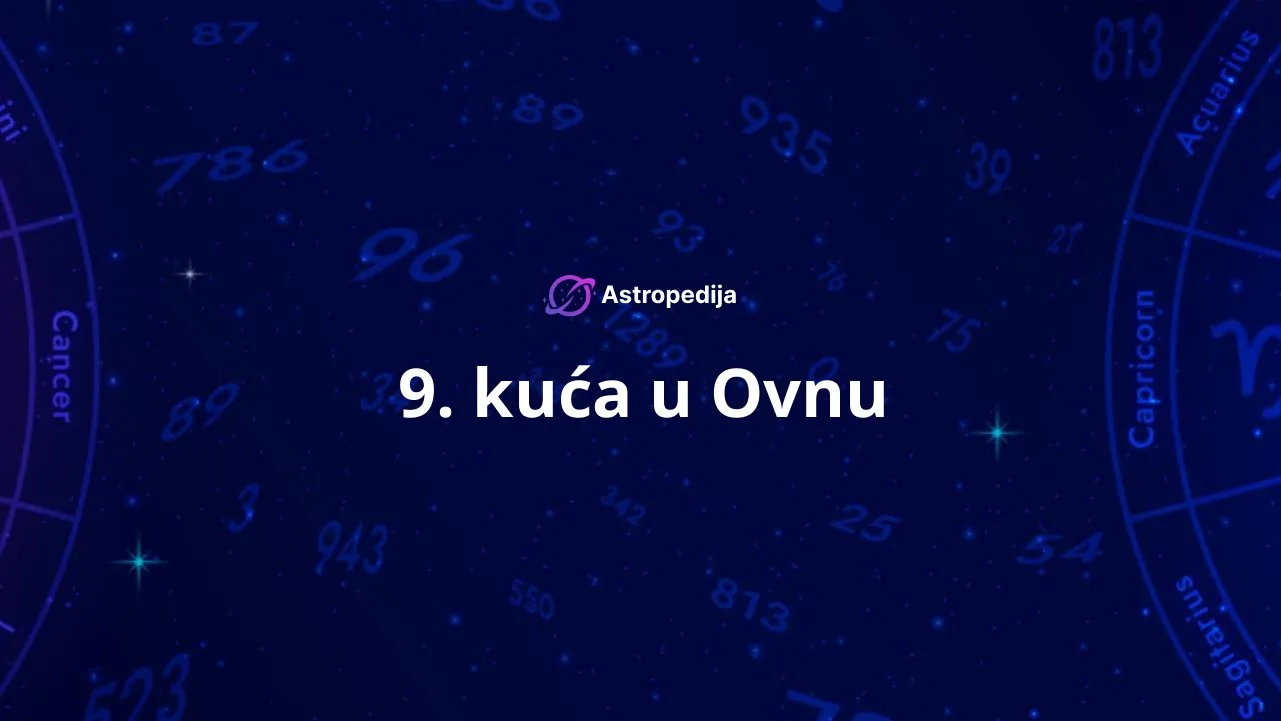 9. kuća u Ovnu