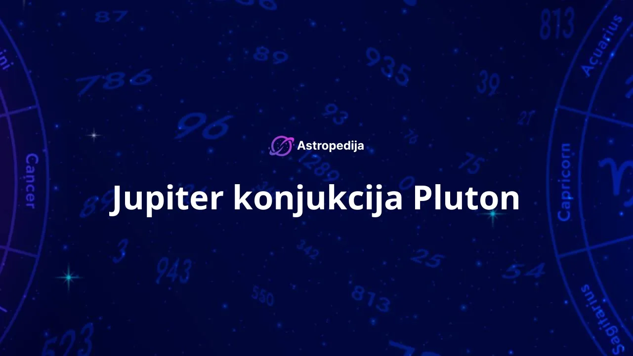 Jupiter konjukcija Pluton