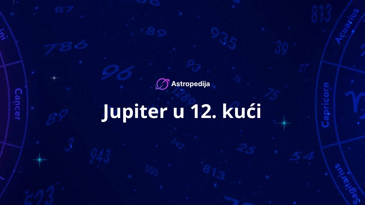 Jupiter u 12. kući