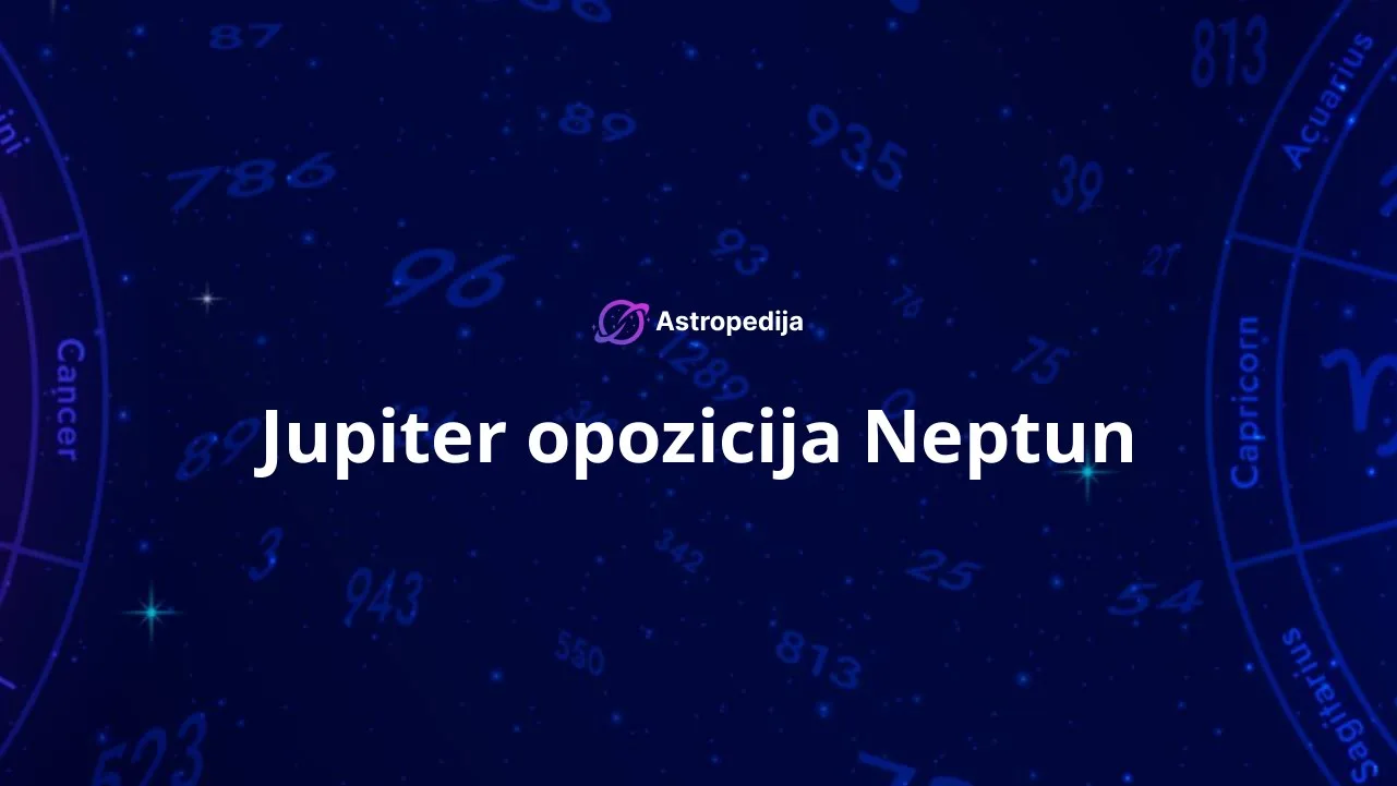 Jupiter opozicija Neptun