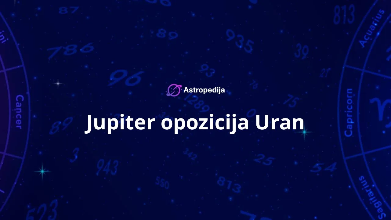 Jupiter opozicija Uran