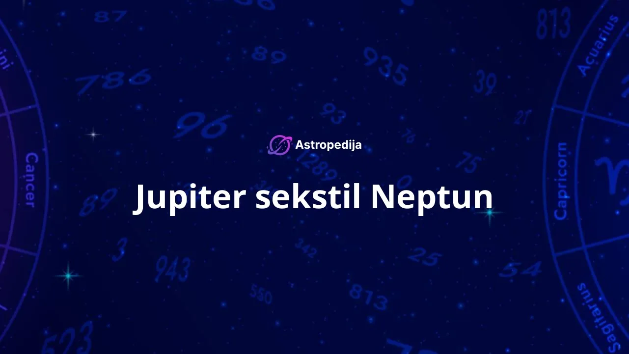 Jupiter sekstil Neptun