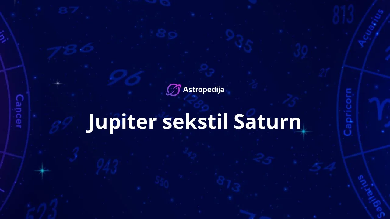 Jupiter sekstil Saturn