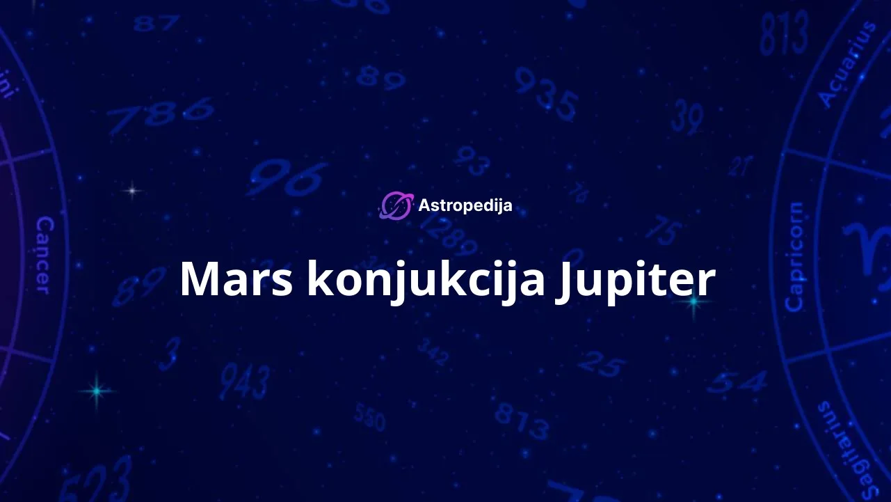 Mars konjukcija Jupiter
