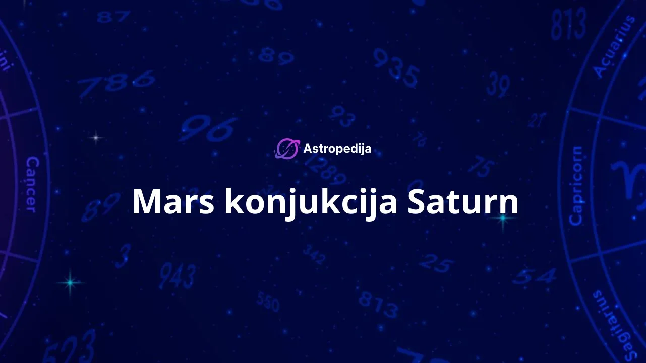 Mars konjukcija Saturn