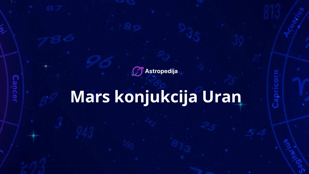 Mars konjukcija Uran