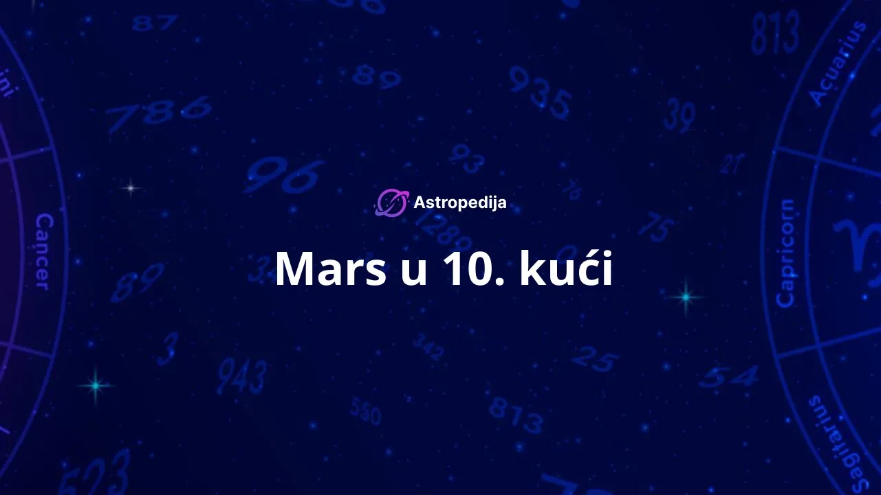 Mars u 10. kući