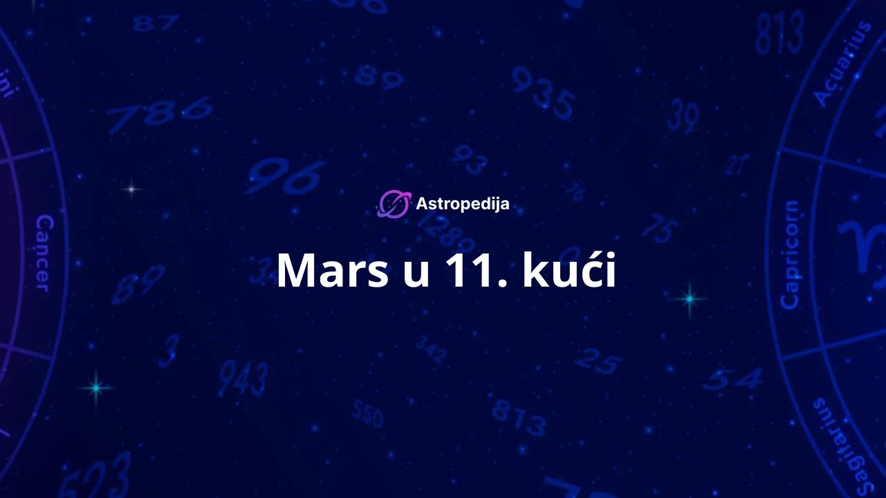 Mars u 11. kući