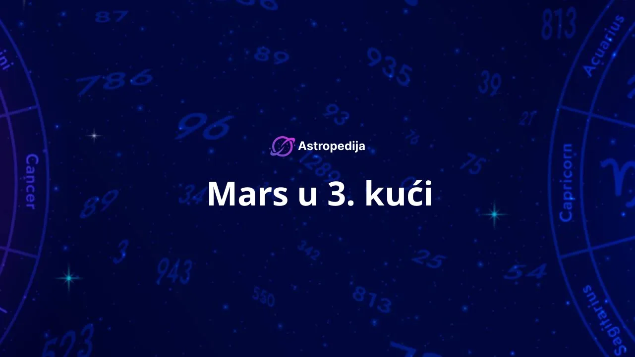 Mars u 3. kući