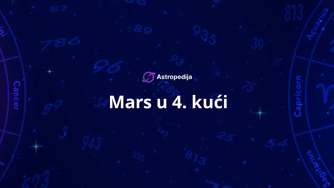 Mars u 4. kući