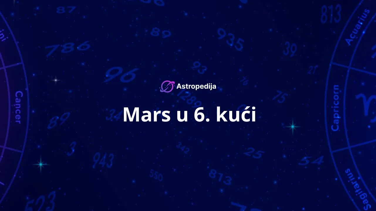 Mars u 6. kući