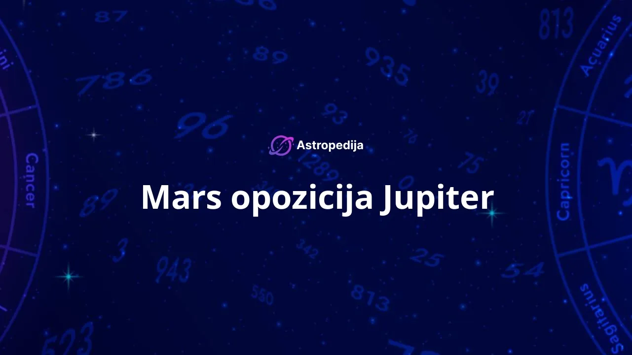 Mars opozicija Jupiter