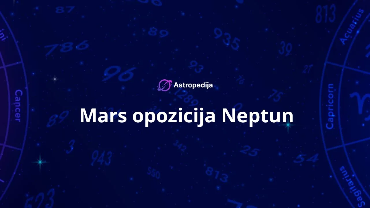 Mars opozicija Neptun