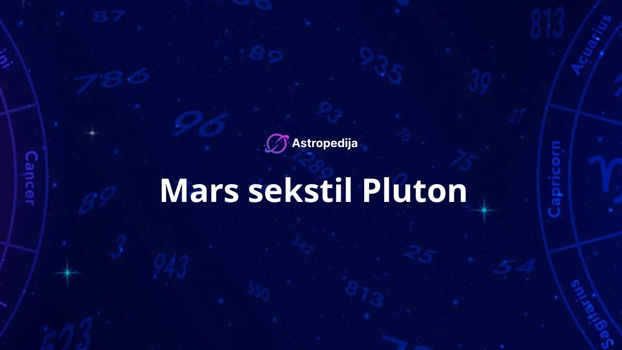 Mars sekstil Pluton