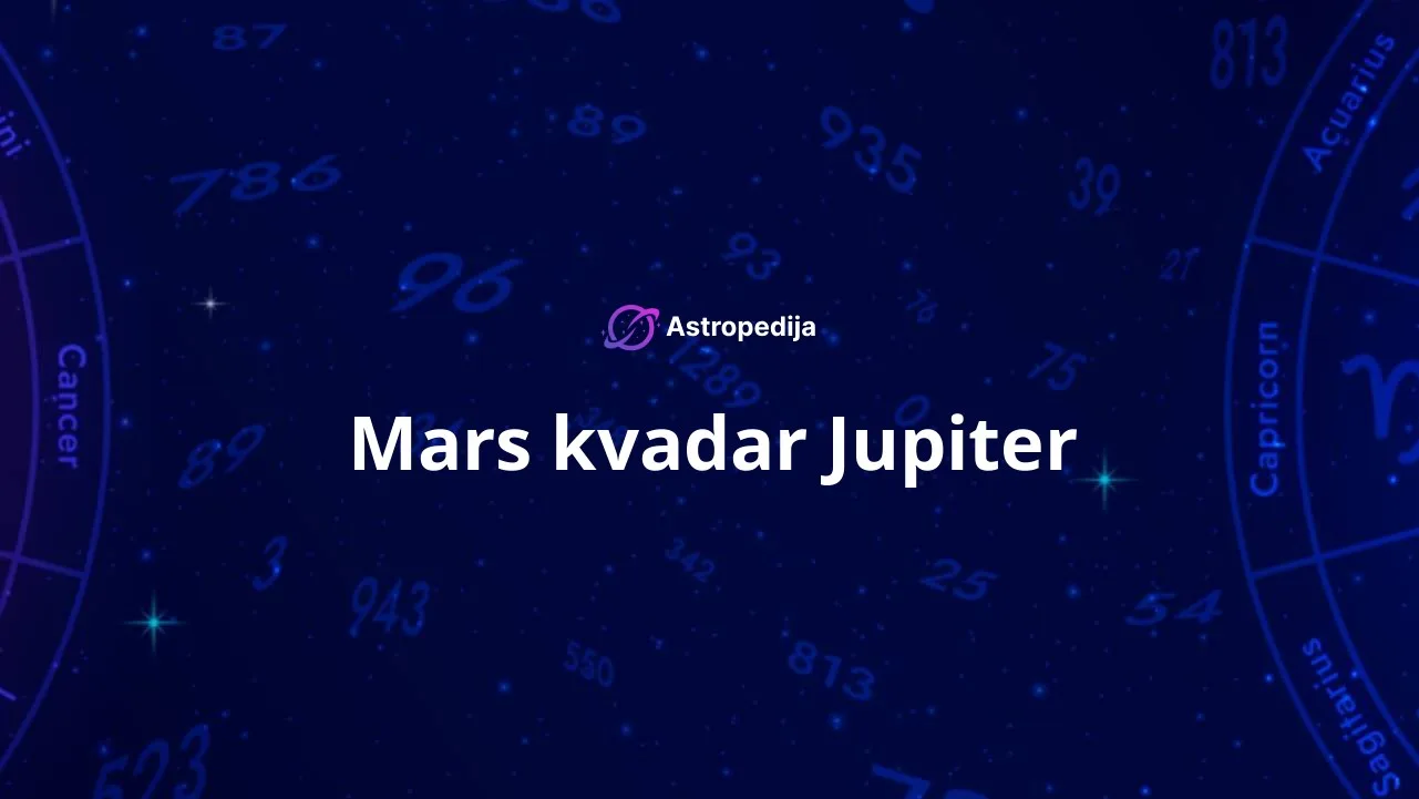 Mars kvadar Jupiter