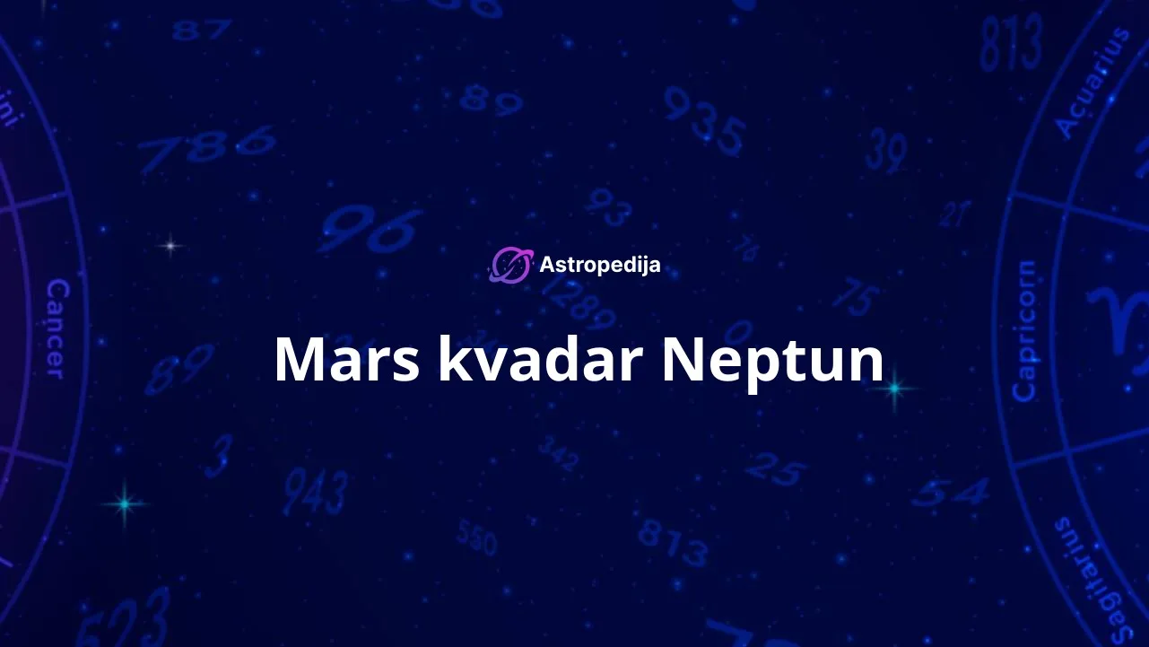 Mars kvadar Neptun