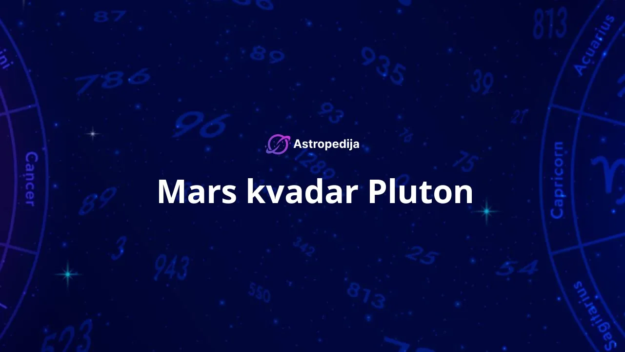 Mars kvadar Pluton