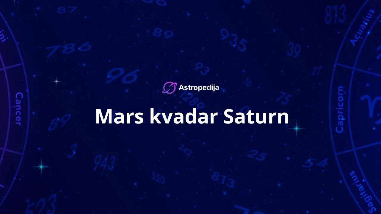 Mars kvadar Saturn