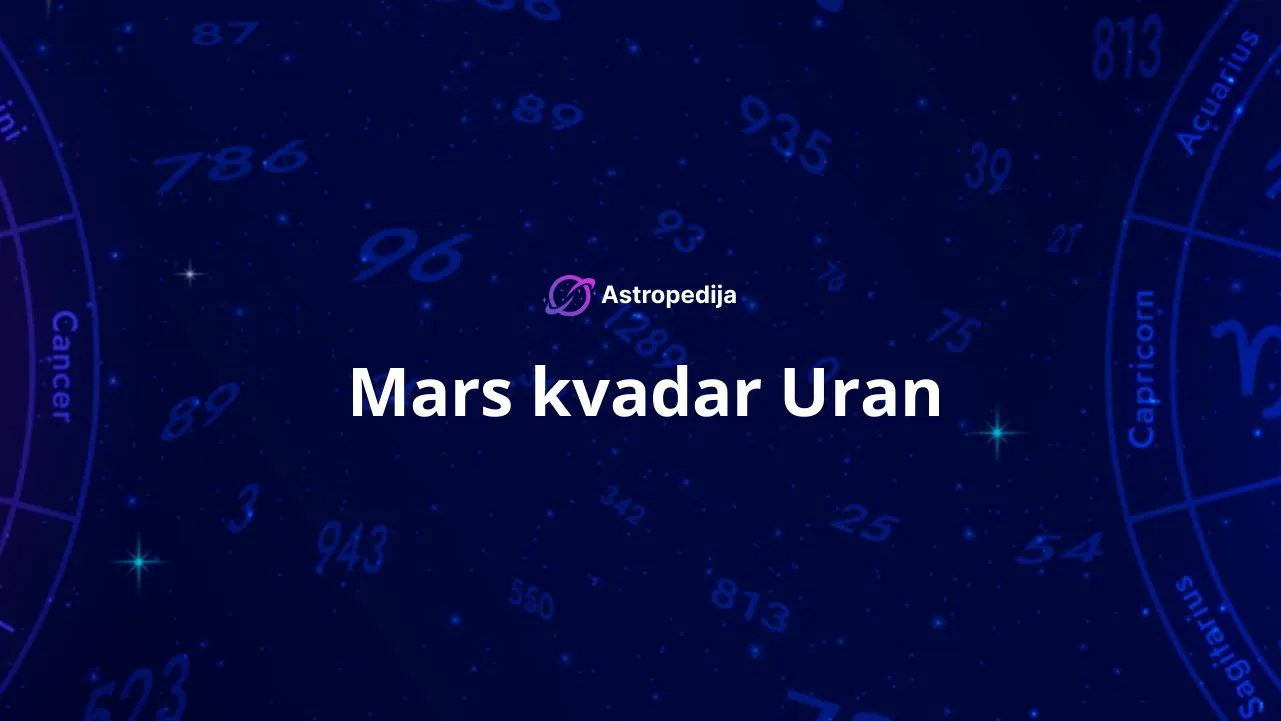 Mars kvadar Uran