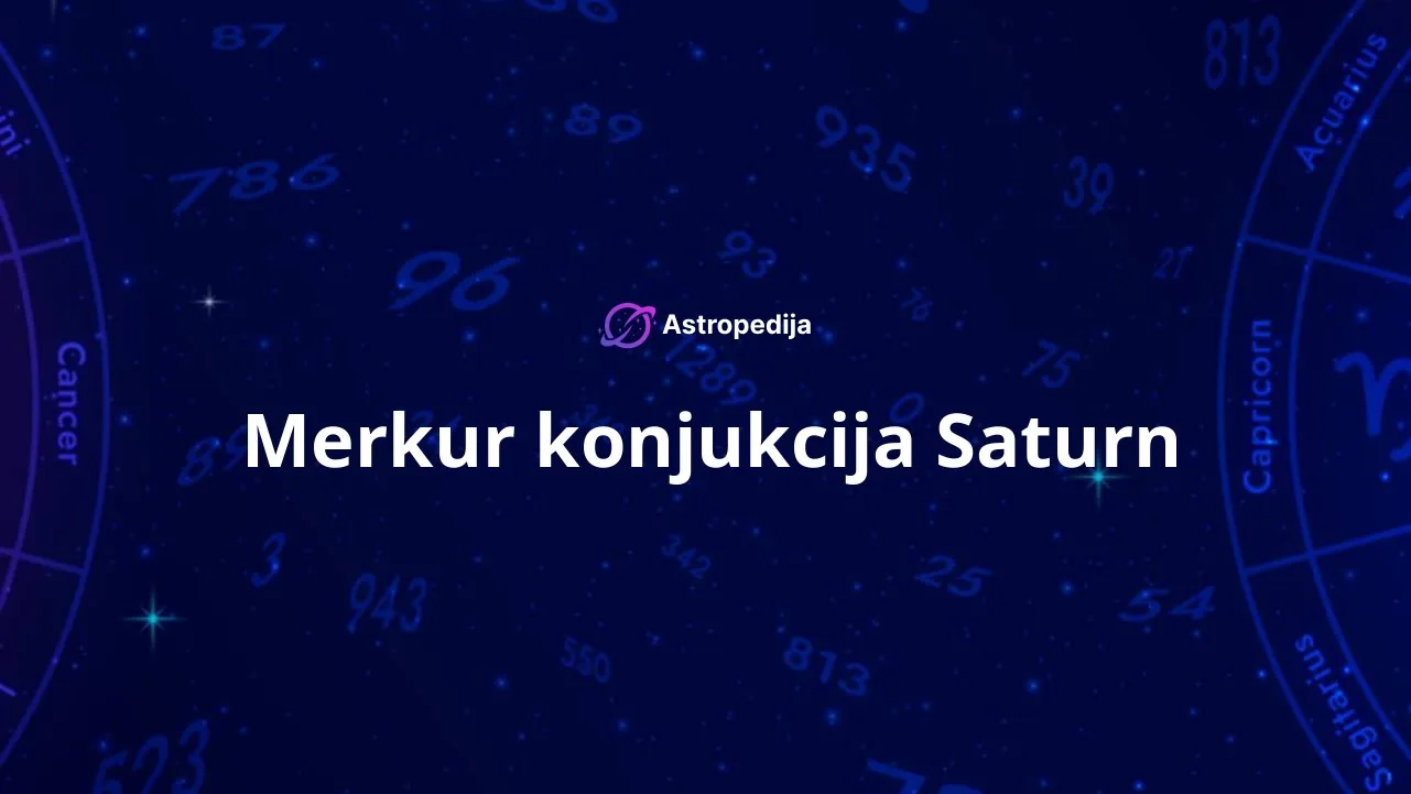 Merkur konjukcija Saturn