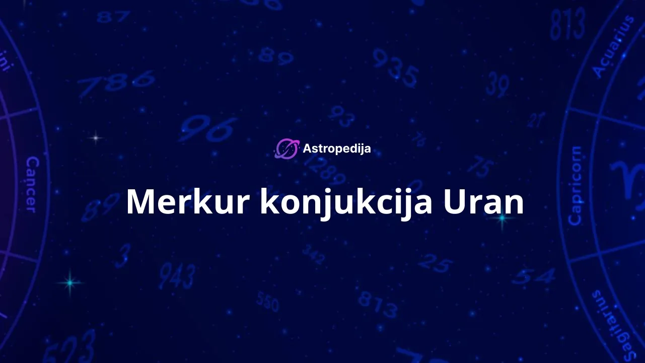 Merkur konjukcija Uran
