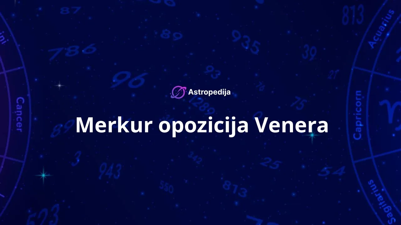 Merkur opozicija Venera