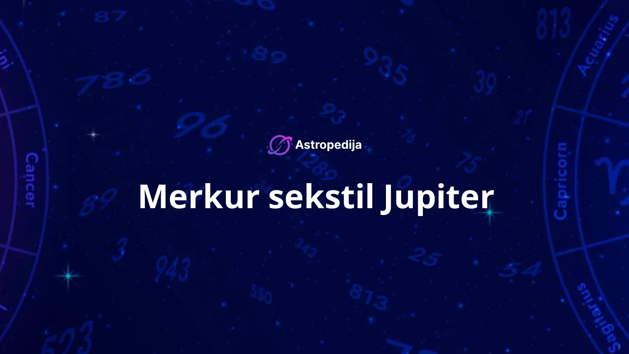 Merkur sekstil Jupiter