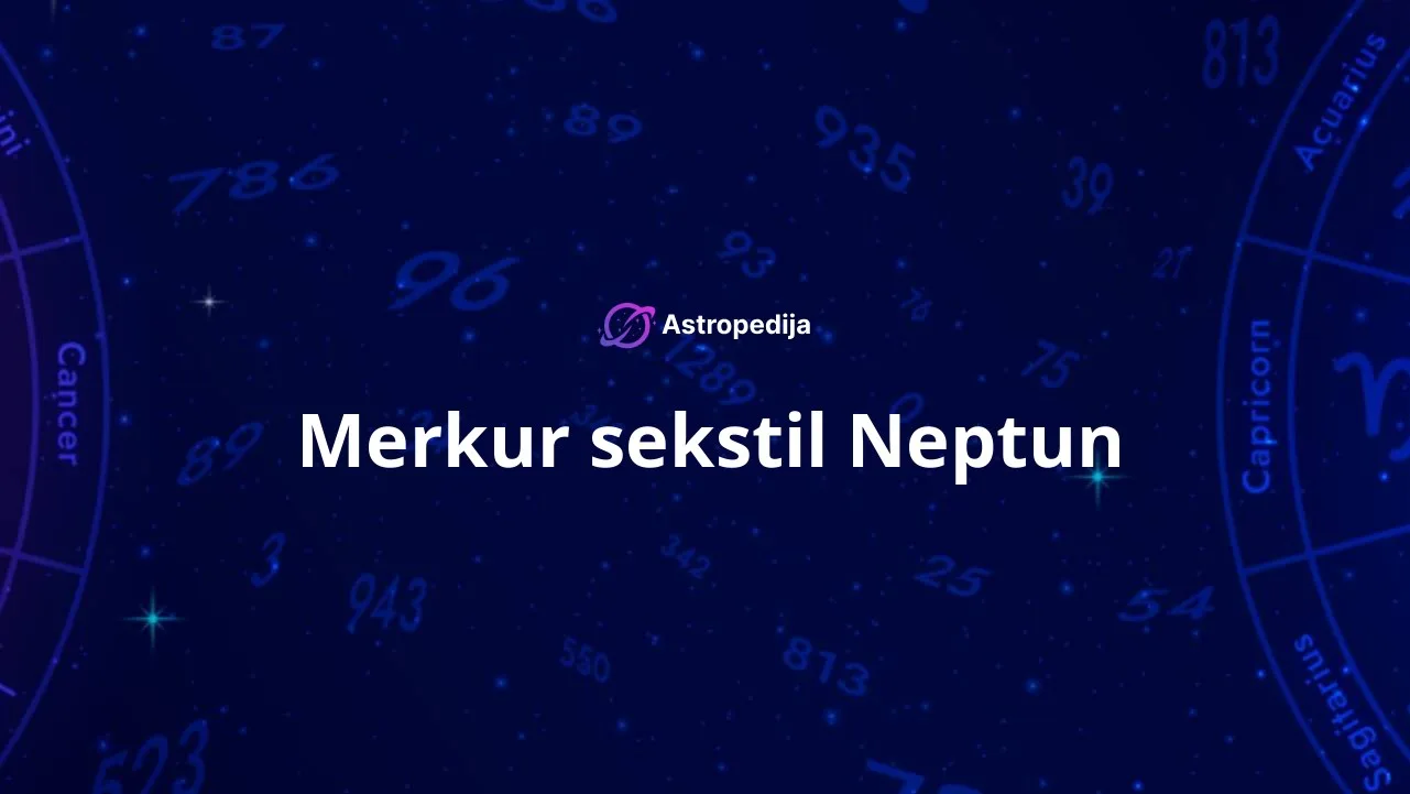 Merkur sekstil Neptun