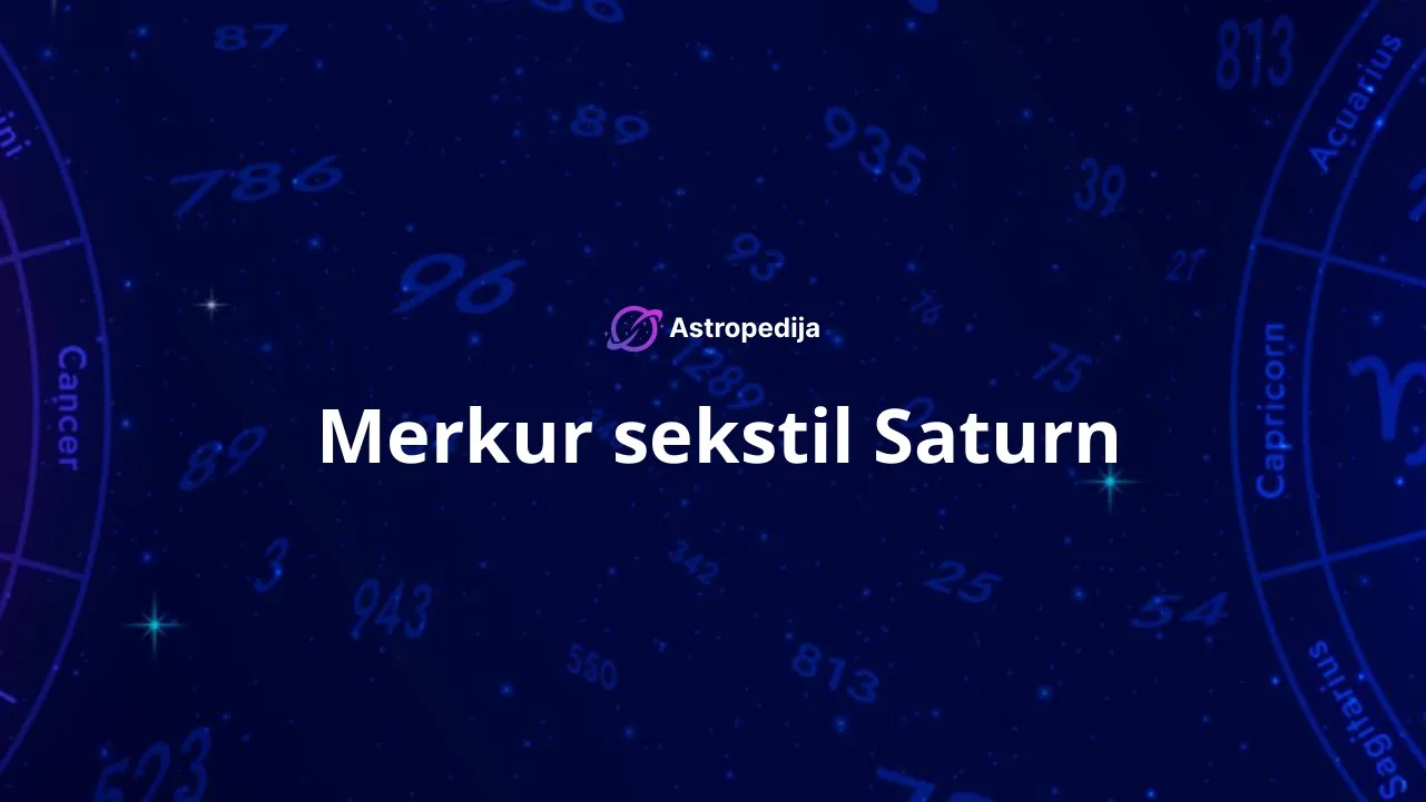 Merkur sekstil Saturn