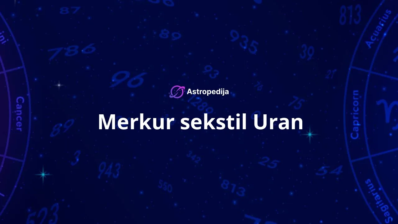 Merkur sekstil Uran
