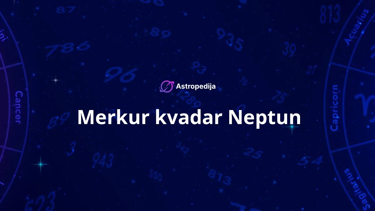 Merkur kvadar Neptun