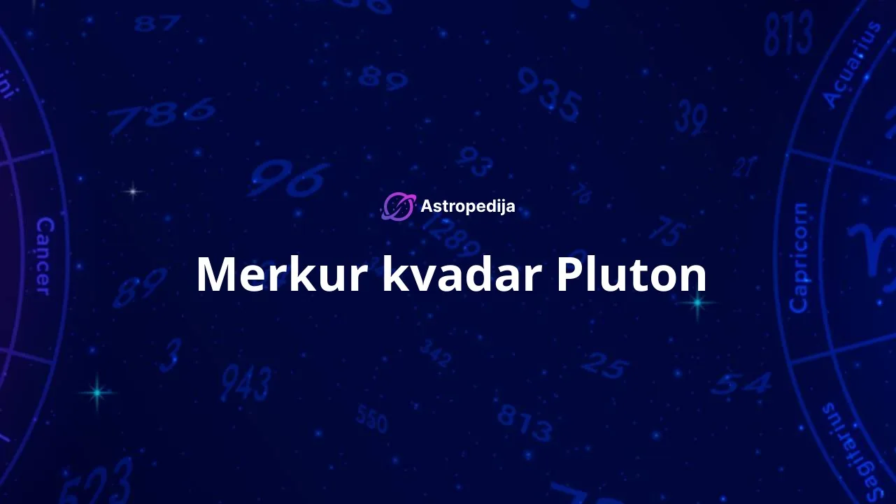 Merkur kvadar Pluton