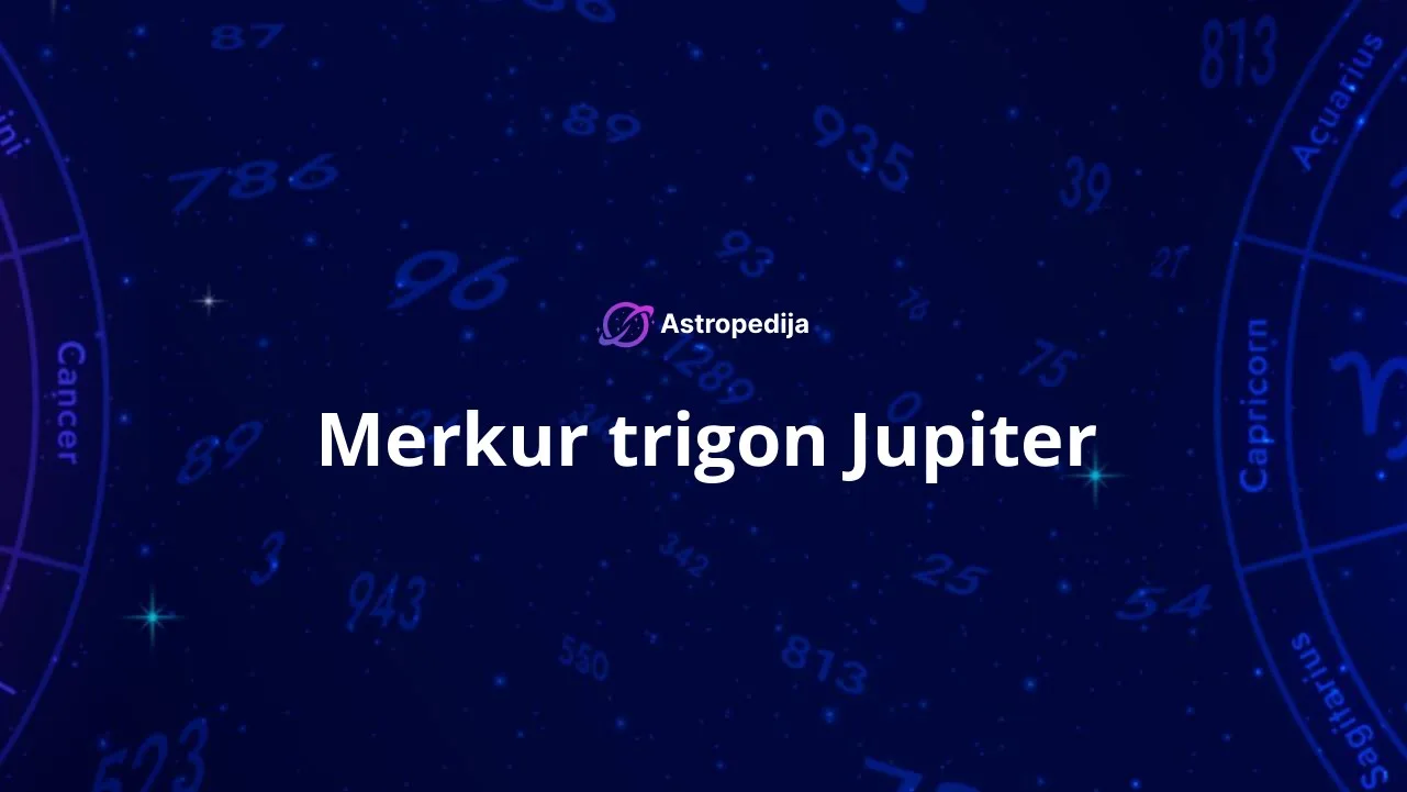 Merkur trigon Jupiter