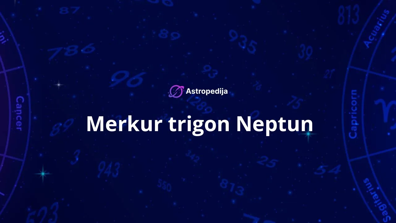 Merkur trigon Neptun