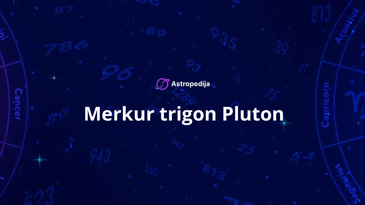 Merkur trigon Pluton