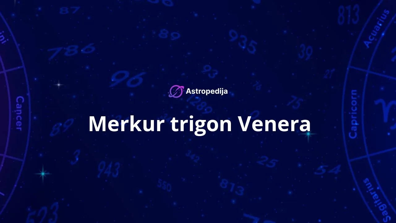 Merkur trigon Venera