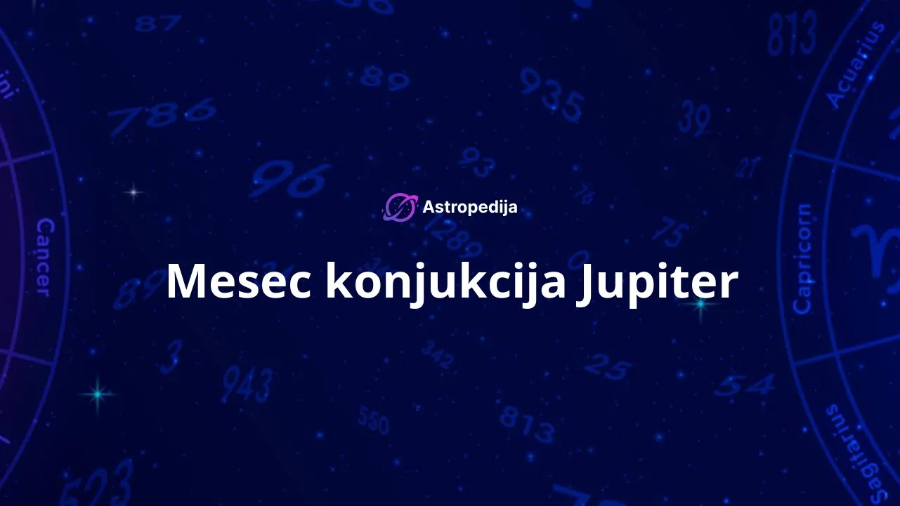 Mesec konjukcija Jupiter