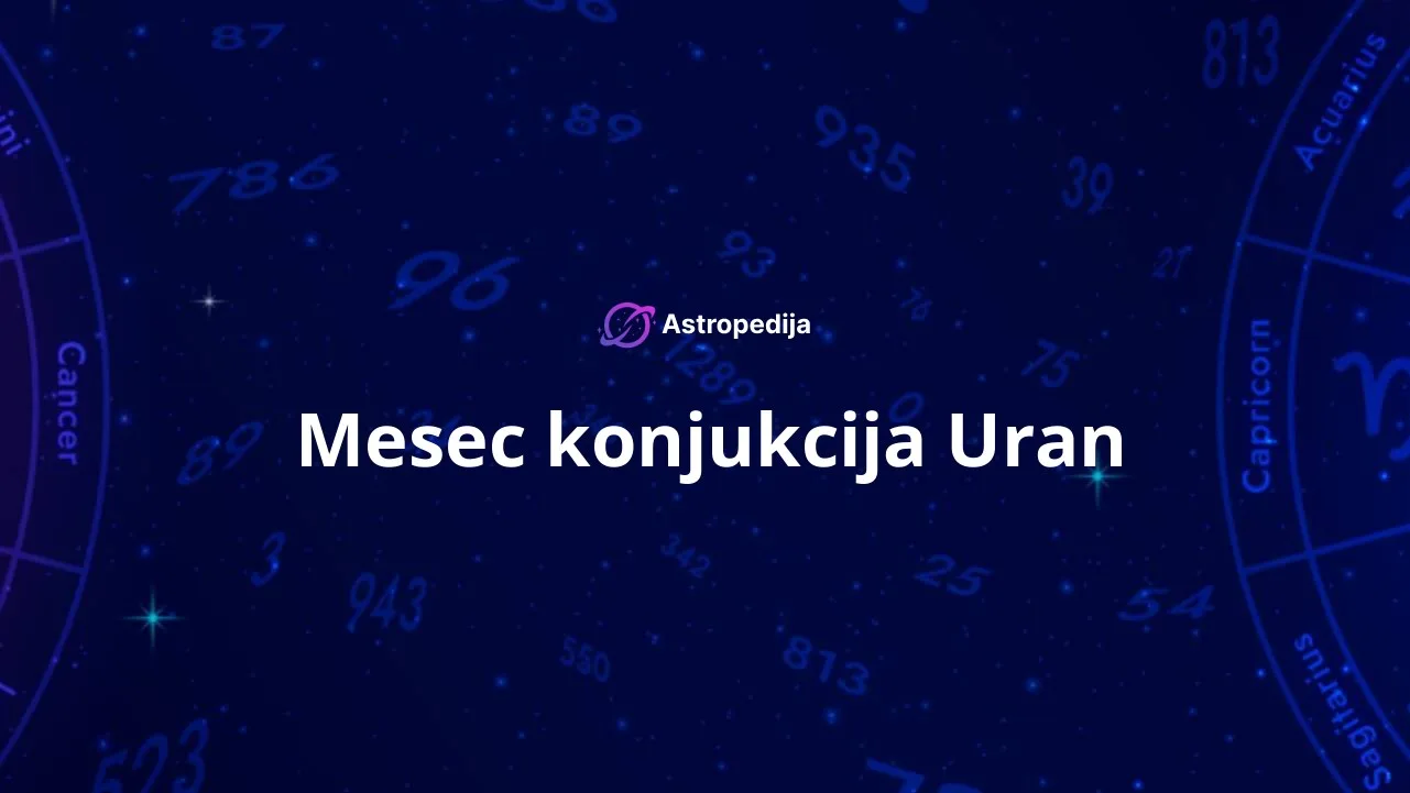 Mesec konjukcija Uran