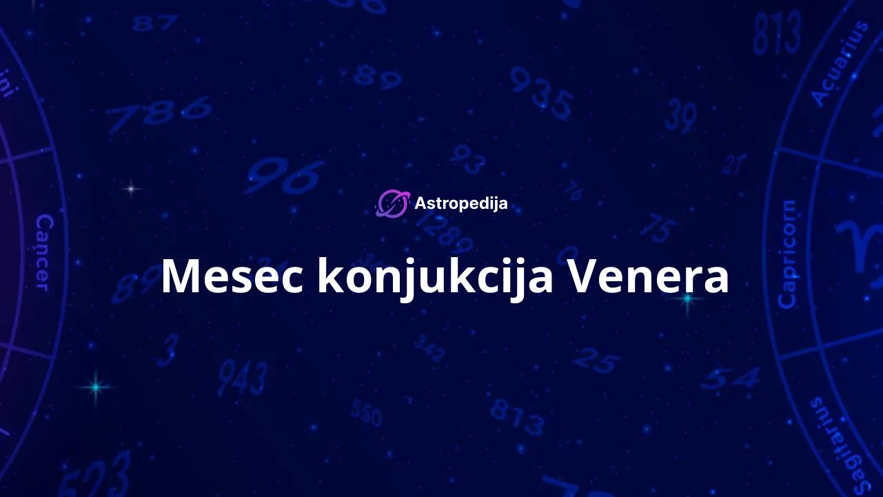 Mesec konjukcija Venera