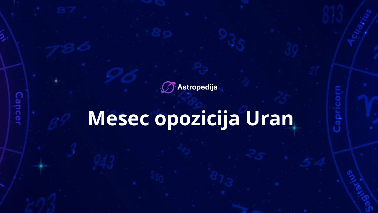 Mesec opozicija Uran