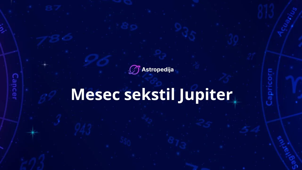 Mesec sekstil Jupiter