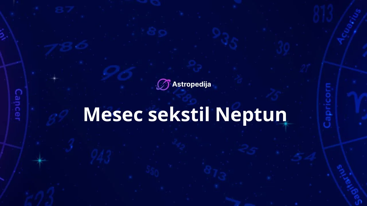 Mesec sekstil Neptun