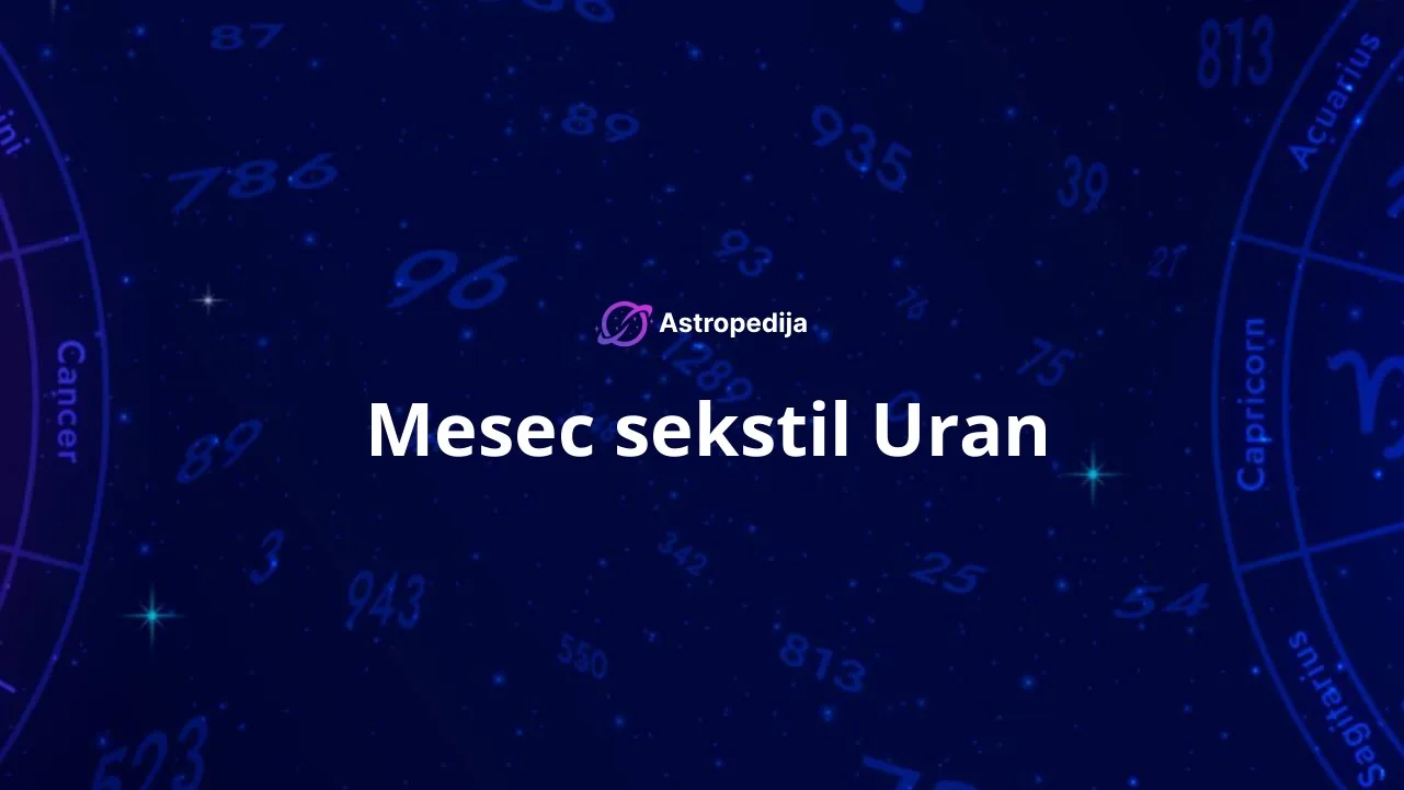 Mesec sekstil Uran