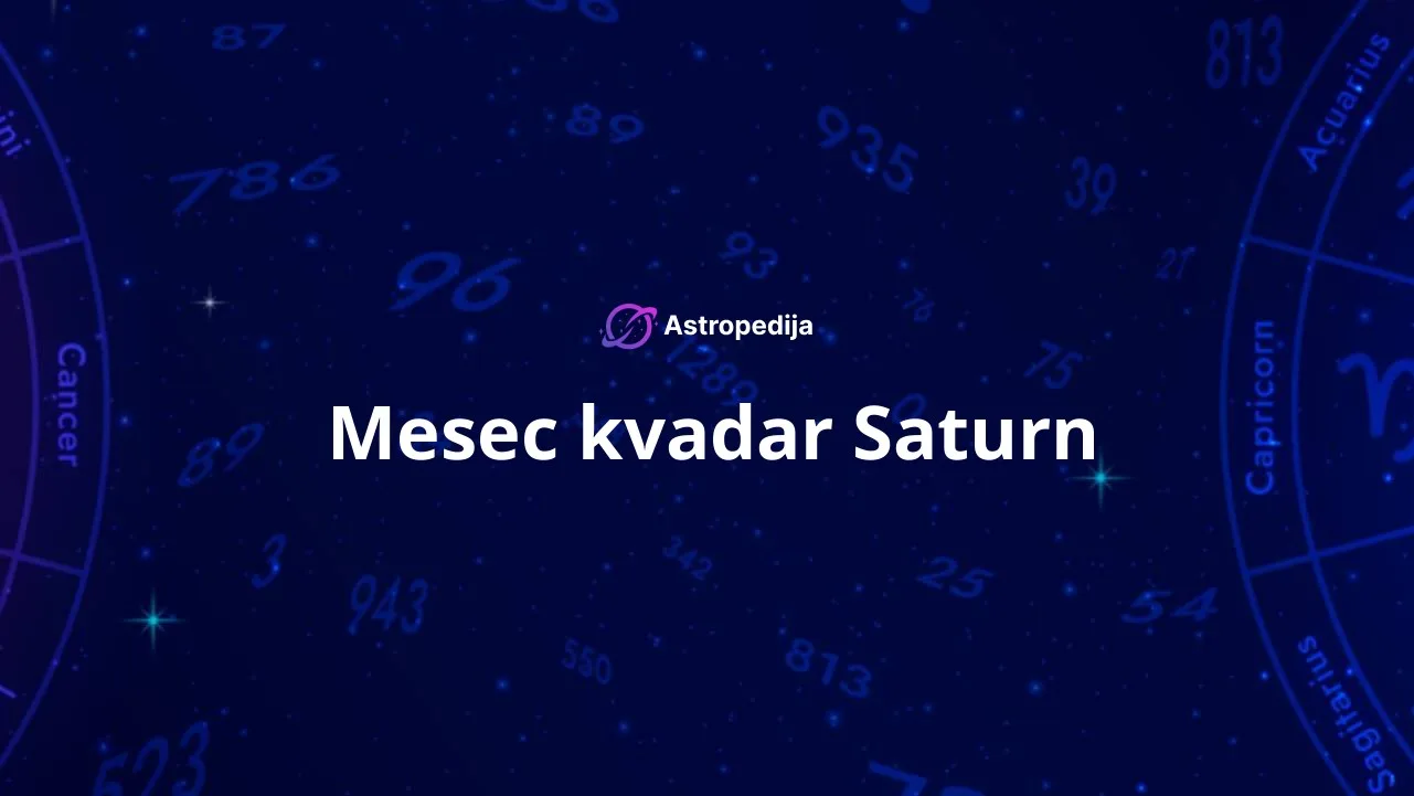 Mesec kvadar Saturn