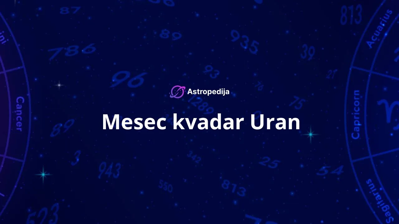 Mesec kvadar Uran
