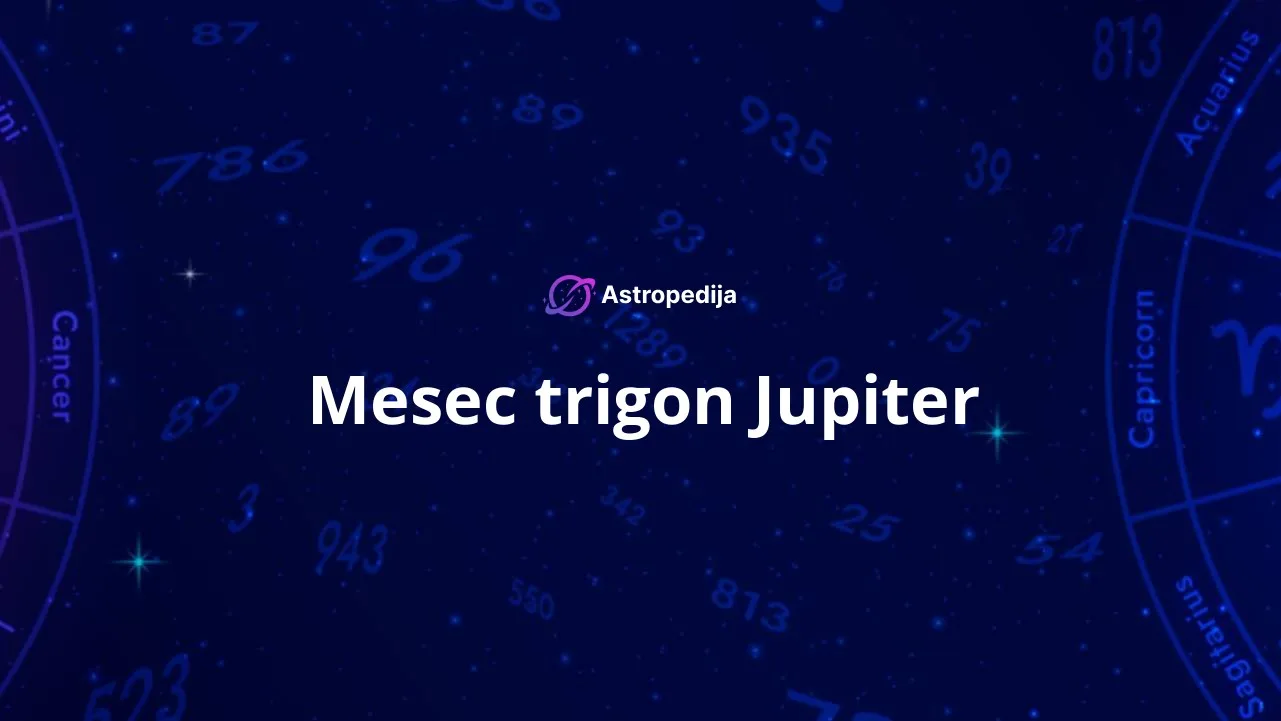 Mesec trigon Jupiter