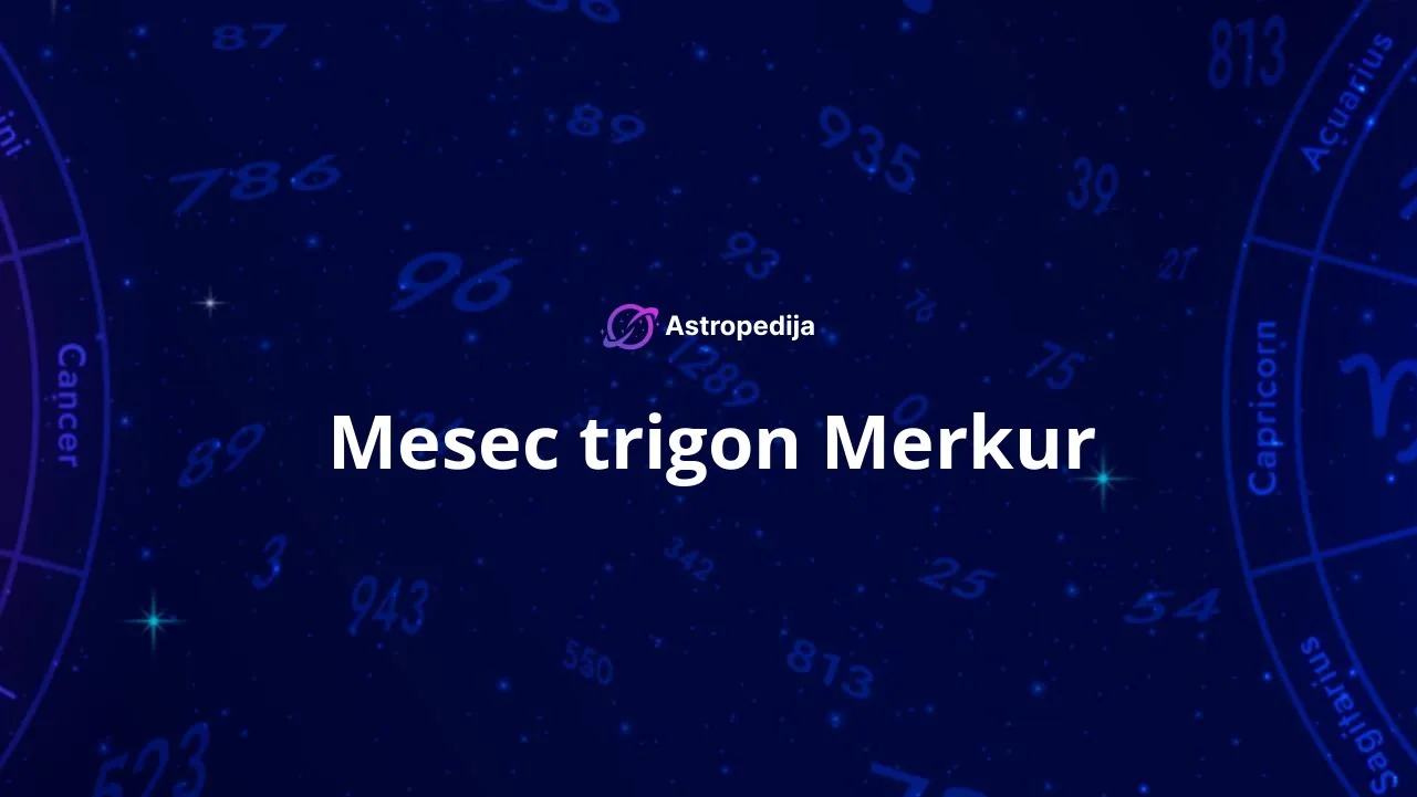 Mesec trigon Merkur