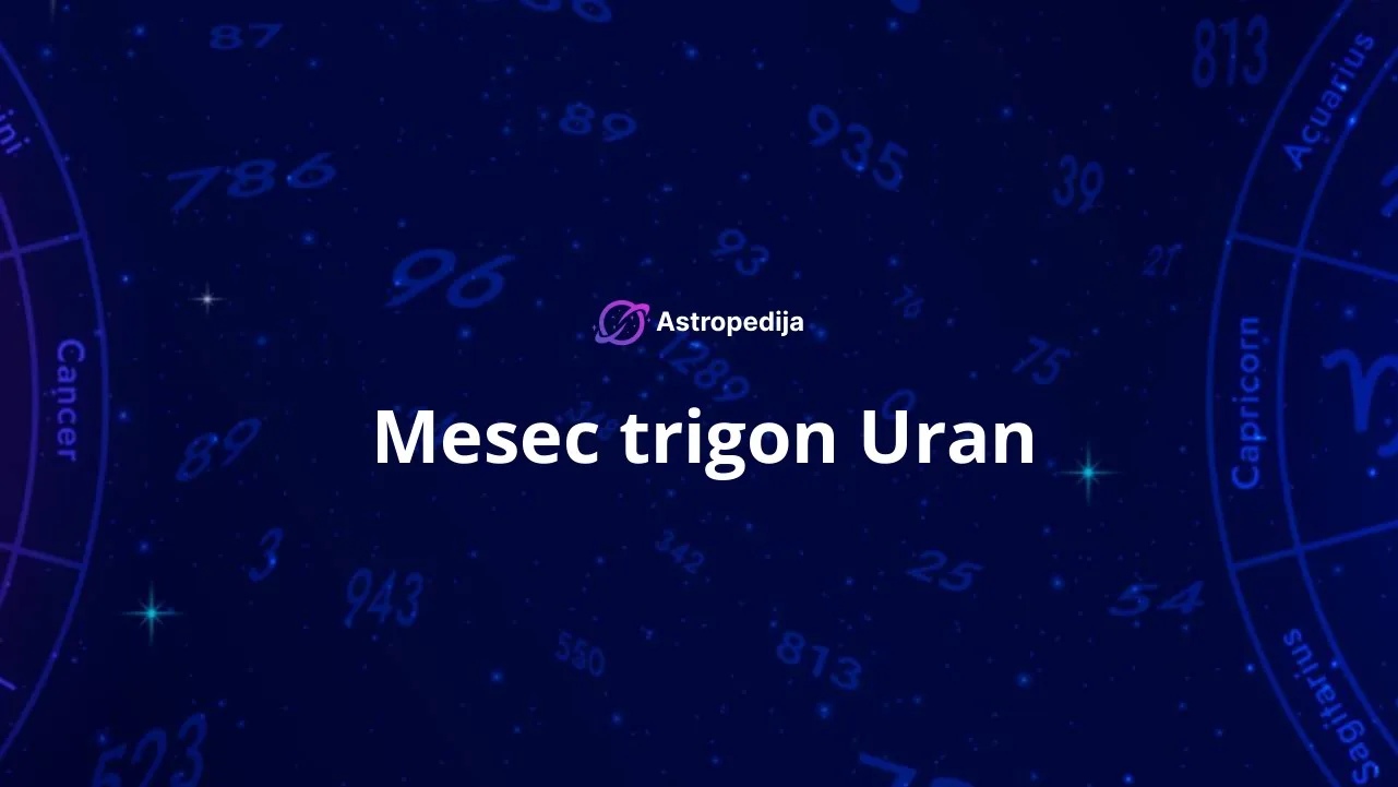 Mesec trigon Uran