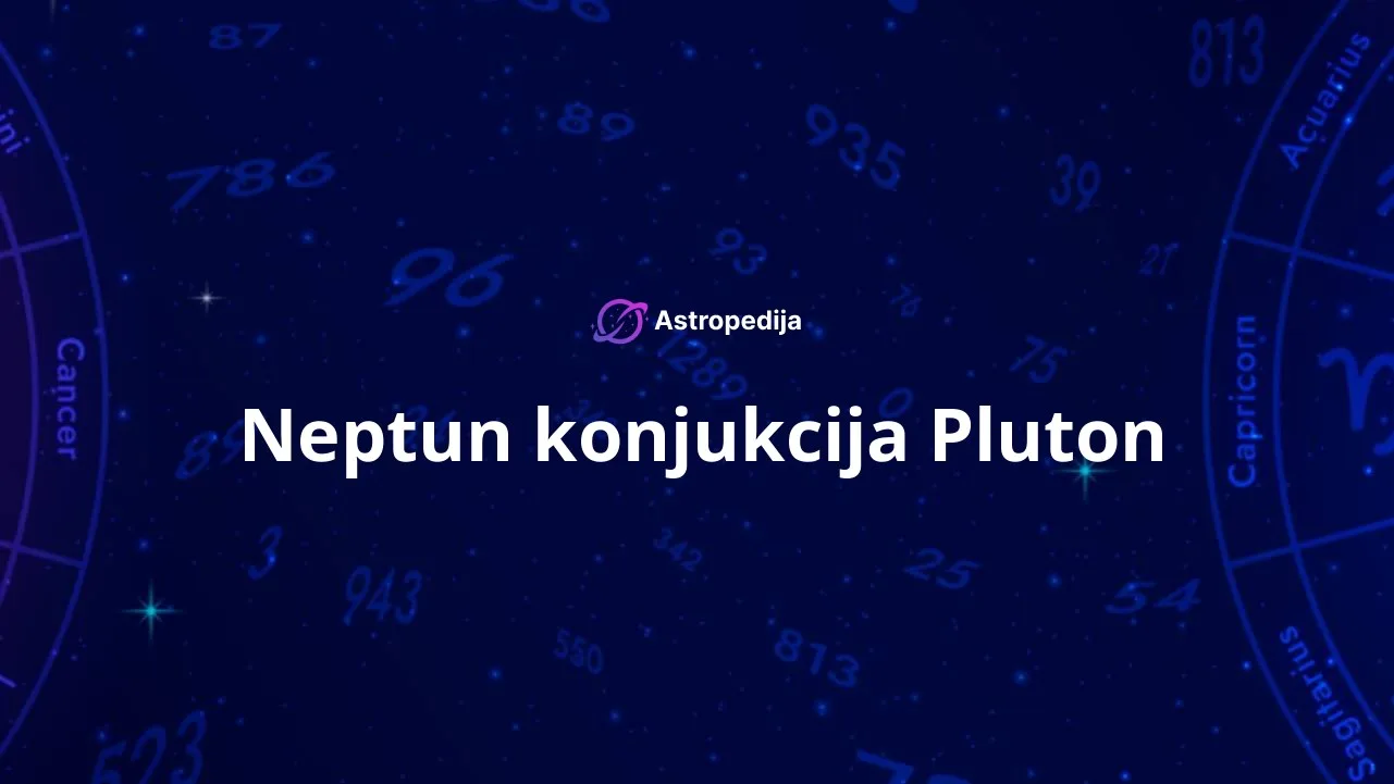 Neptun konjukcija Pluton